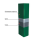 Ворота розпашні 3D Паркан™ – 1700х3000 мм 0000167 фото 3