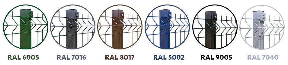 3D Забор RAL color